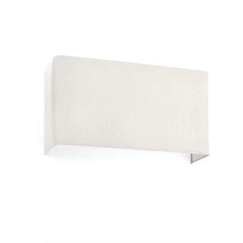Image of Faro - Cotton Beige Square Wall Light 375x 200x 105, E27