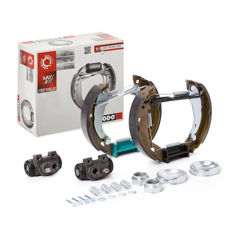 Image of FERODO FMK180 Brake Set, drum brakes with wheel brake cylinder Brake Set,drum brakes (3859)