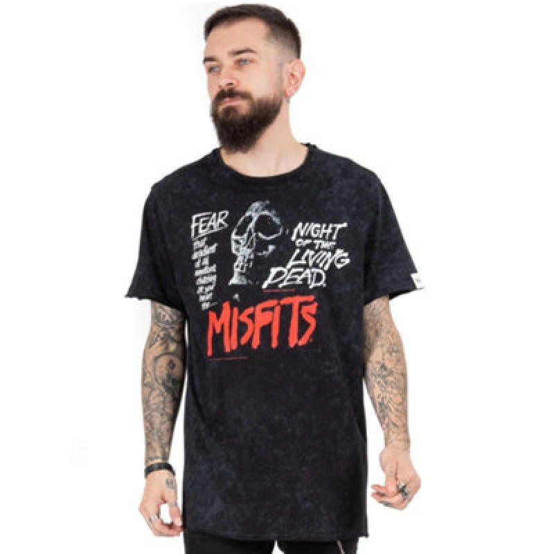 Image of Misfits Short Sleeved T-Shirt Black