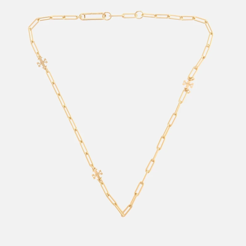 Image of Tory Burch Good Luck Chain Necklace, 18