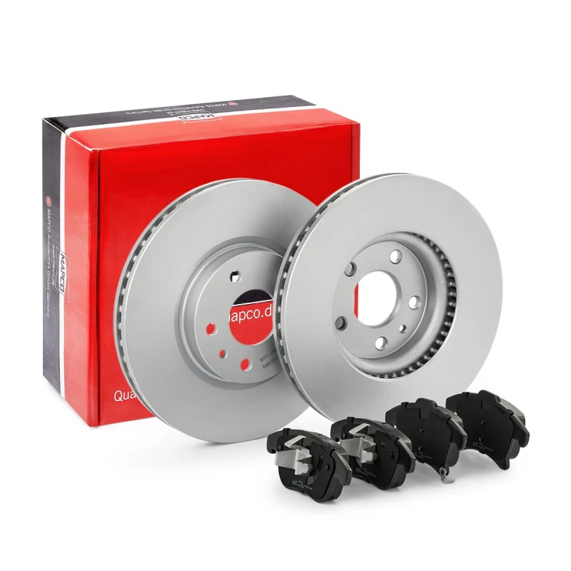Image of Brake discs and pads set MAPCO 47612C