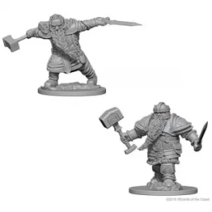 image of D&D Nolzur's Marvelous Unpainted Miniatures (W1) Dwarf Male Fighter