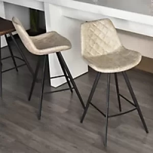 Image of HOMCOM Bar Chairs 835-152V70GY Grey