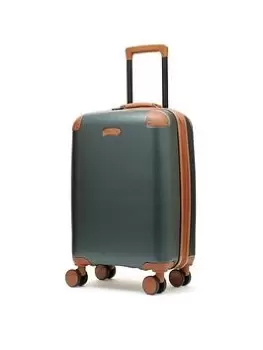 Image of Rock Luggage Carnaby UYG7M 8 Wheel Hardshell Cabin Emerald Green Suitcase