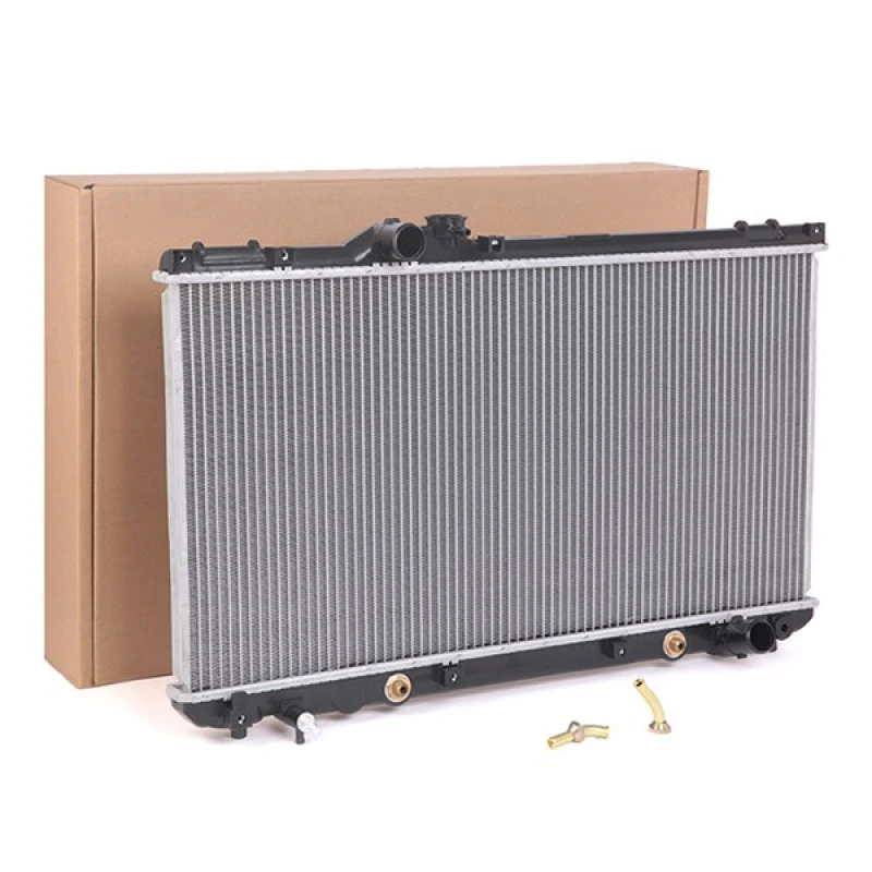 Image of RIDEX 470R0078 Engine radiator Aluminium, Brazed cooling fins Radiator,engine cooling (470)