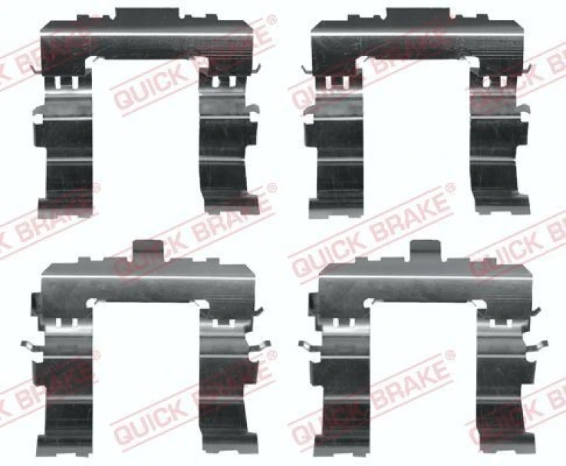 Image of QUICK BRAKE Brake pad fitting kit QUICK BRAKE 109-0020