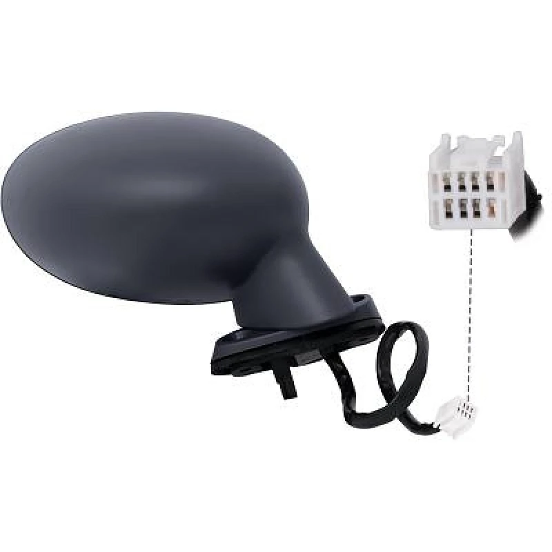 Image of DIEDERICHS 5652224 Wing mirror Right, Complete Mirror, primed Outside Mirror (50)