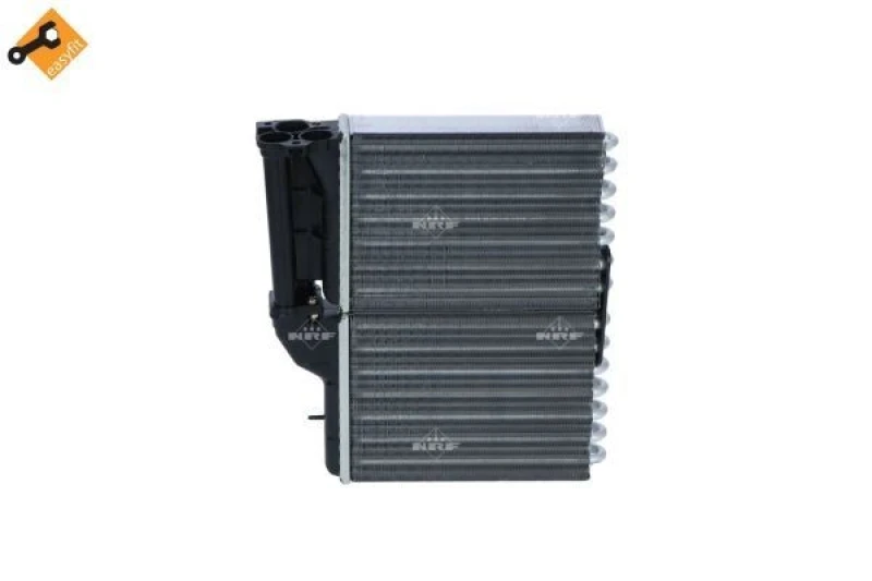 Image of NRF 58053 Heat Exchanger EASY FIT with rubber grommet Aluminium Heat Exchanger,interior heating (467)
