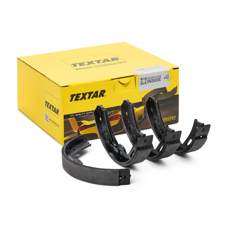 Image of TEXTAR 91084000 Handbrake Shoes without accessories, without handbrake lever Brake Shoe Set,parking brake (1419)