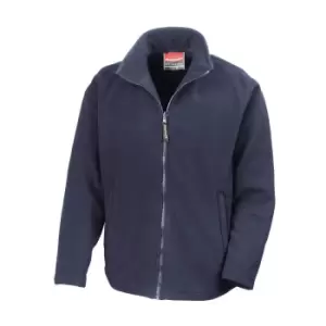 Image of Result Mens High Grade Microfleece Horizon Showerproof Breathable Jacket (L) (Navy Blue)