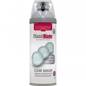 Image of Plastikote Clear Acrylic Aerosol Spray Paint Clear 400ml