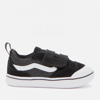 Image of Vans Toddlers ComfyCush New Skool Vecro Trainers - Black - UK 4 Baby