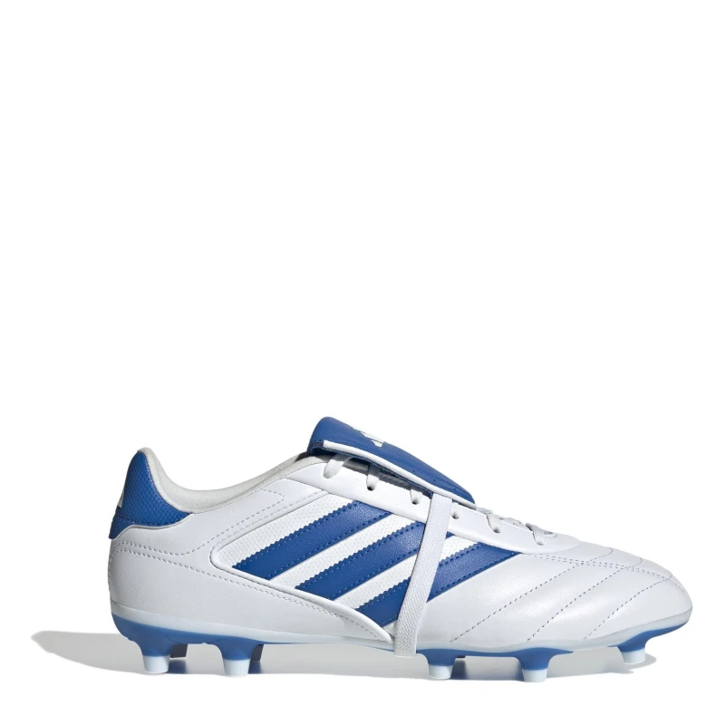 Image of adidas Copa Gloro II Foldover Tongue Firm Ground Football Boots White/Blue unisex 13 (48.7)