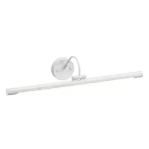 Image of Single Bulb Adjustable LED Fitting Picture Light Slim White LED 7.9W Bulb