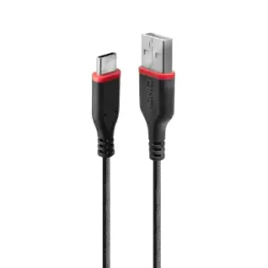 Image of Lindy 2m Reinforced USB Type A to Type C Cable