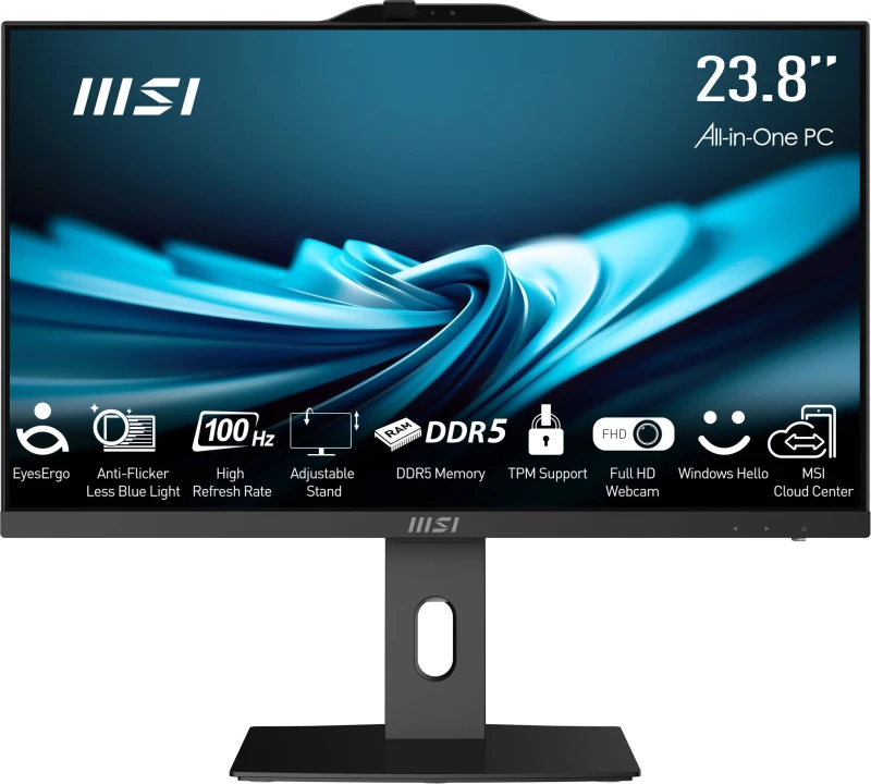 Image of MSI Pro AP242P 14M Intel Core i5 14400 All-in-One PC Barebone, 23.8" IPS Screen/UHD Graphics (NO RAM, NO Storage, NO OS) PRO AP242P 14M I5 14400 B