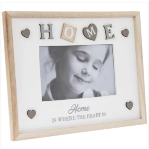 Image of Sentiments Frame Home 4X6" By Lesser & Pavey