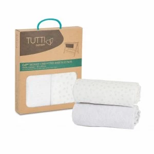 Image of CoZee 2 Pack Fitted Sheets - Cloud Grey