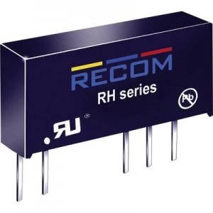 Image of RECOM RH 0512D DCDC converter print 5 Vdc 12 Vdc 12 Vdc 41 mA 1 W No. of outputs 2 x