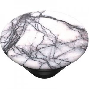 image of POPSOCKETS Dove White Marble Mobile phone stand - White / Black