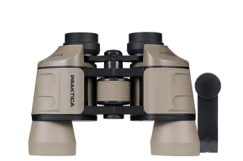 Image of PRAKTICA Falcon 8x40mm Field Binoculars Sand + Universal Tripod Mount Adapter