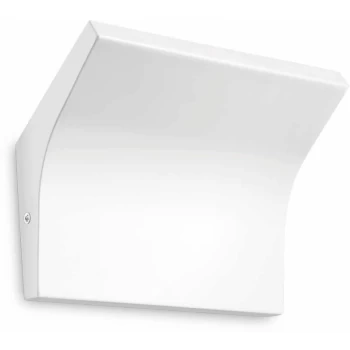 Image of Ideal Lux Lighting - Ideal Lux Commodore - LED 2 Light Indoor Large Wall Uplighter White