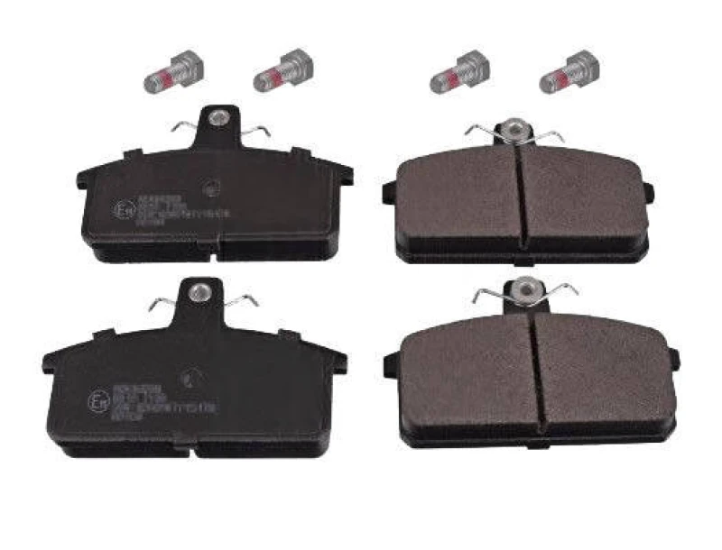 Image of Blue PRINT ADK84209 Brake pad set Front Axle, with bolts/screws Brake Pad Set,disc brake (402)