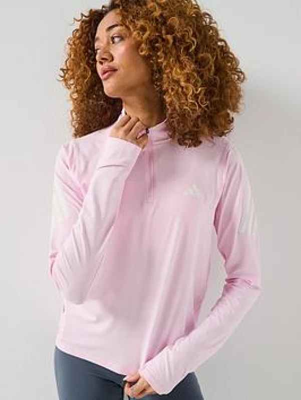 Image of Womens 1/2 zip training jacket adidas Adi365 Rose Female XS