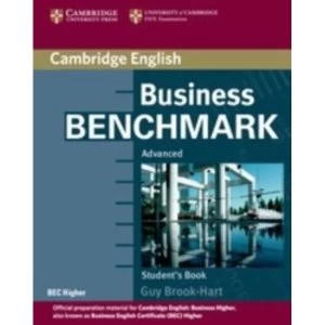 Image of Business Benchmark Advanced Student's Book BEC Edition by Guy Brook-Hart (Paperback, 2007)