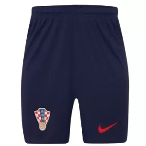 Image of Nike Croatia Away Shorts 2022/2023 Mens - Blue