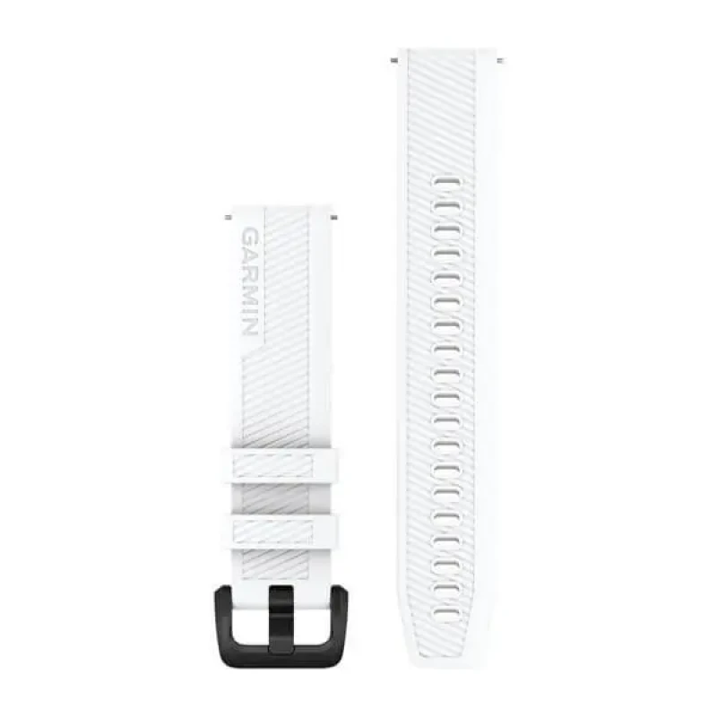 Image of Garmin 010-13076-02 Quick Release Strap (20mm) White Watch