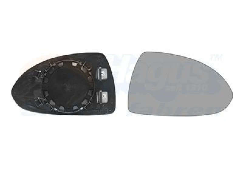 Image of VAN WEZEL Wing mirror glass VAN WEZEL 3750838