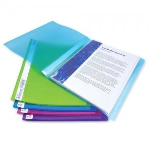 image of Rapesco (A4) 40 Pocket Flexi Display Book Assorted PK10