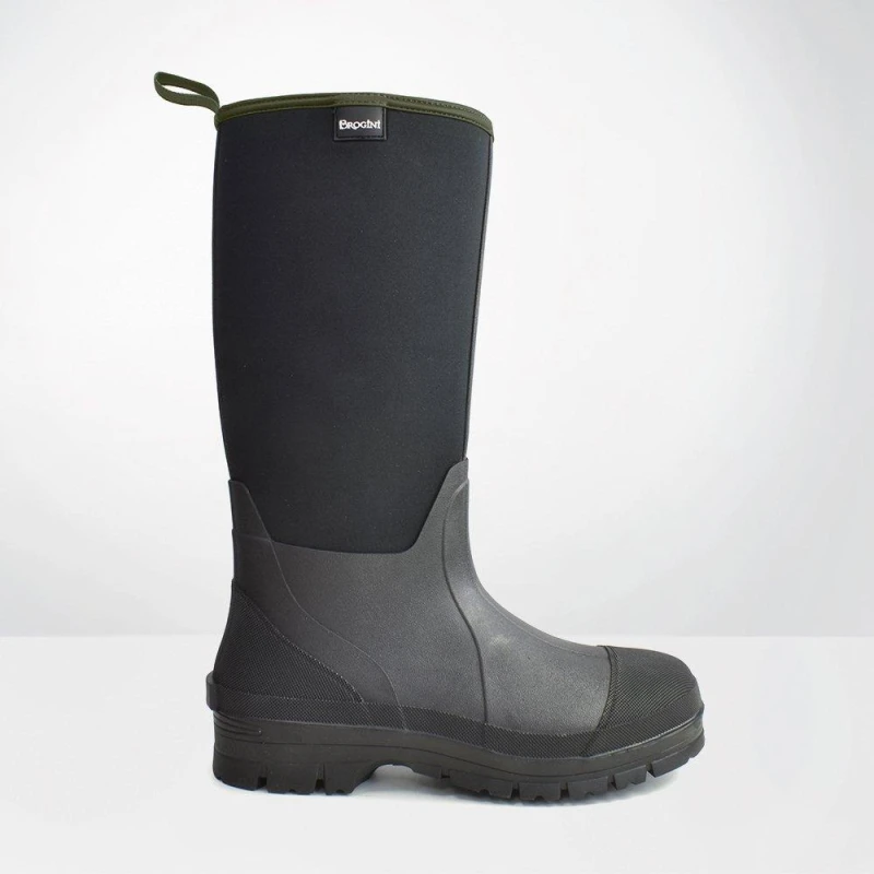 Image of Brogini Hawkswick Mens Neoprene Mucking-Out Welly Black male 6.5 (40)
