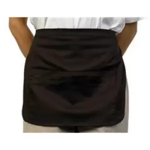 Image of BonChef Money Pocket Apron (One Size) (Black)