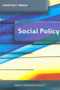 Image of Social Policy by Hartley Dean Paperback