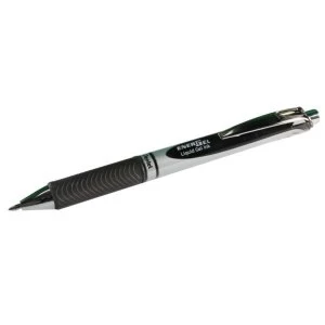 Pentel EnerGel XM Retractable Gel Pen 0.7mm Tip Width 0.35mm Line Width Black Pack of 12