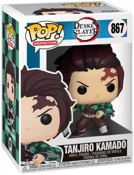 image of Demon Slayer Tanjiro Kamado Vinyl Figure 867 Funko Pop! multicolor