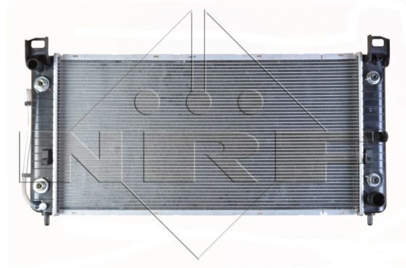Image of NRF 56009 Engine radiator EASY FIT Brazed cooling fins, Aluminium, with mounting parts Aluminium Radiator,engine cooling (470)