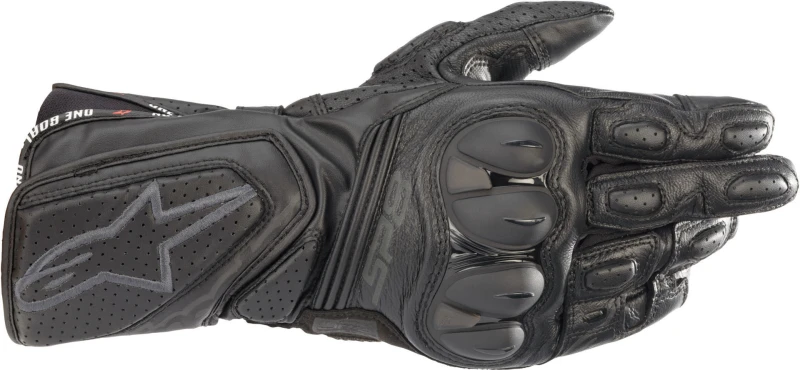Image of Alpinestars SP-8 V3 Leather Motorcycle Gloves 3XL Black Black