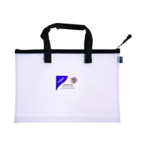 Image of Snopake EVA Mesh High Capacity Project Zippa Bag A3 480x350mm Black 15874