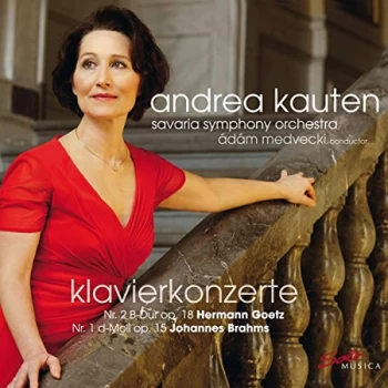 Image of Andrea Kauten - Hermann Goetz/Johannes Brahms: Klavierkonzerte CD