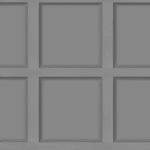 Image of Holden Decor Modern Wood Panel Grey Wallpaper - 10.05 m x 53 cm