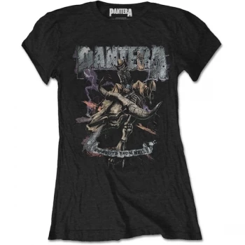 image of Pantera - Vintage Rider Ladies XX-Large T-Shirt - Black