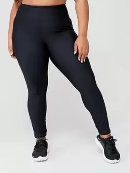 image of Under Armour New Branded Leggings (Plus) - Black/White, Size 2X, Women