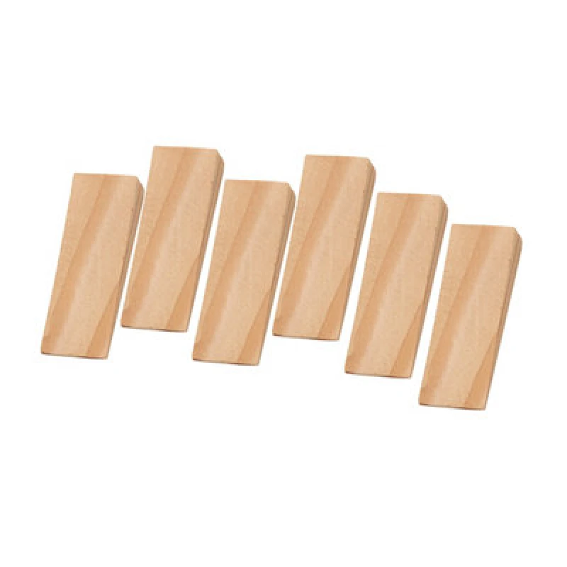 Image of Door Wedges Small Rubber Pack of 2 White White