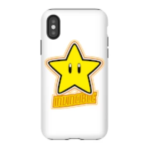 image of Nintendo Super Mario Invincible Phone Case - iPhone X - Tough Case - Gloss