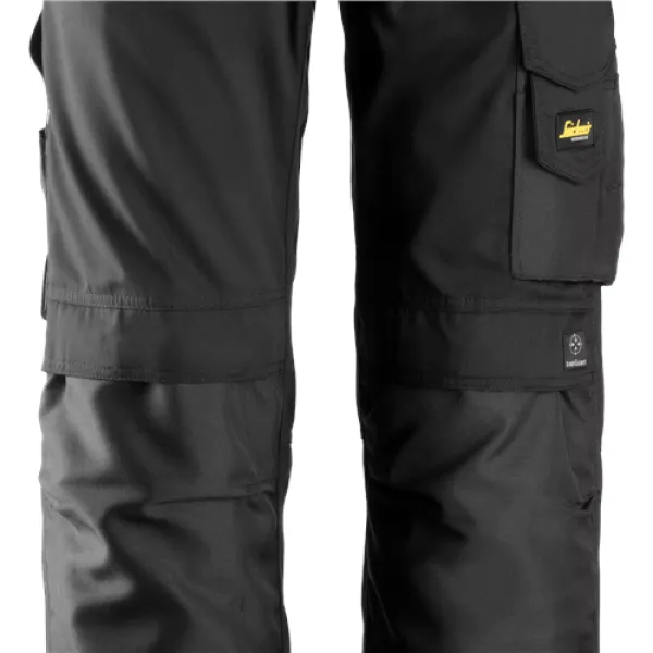 image of Snickers Craftsmen Trousers, CoolTwill - Black - Waist 33" Inside leg 35"