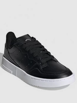 Image of adidas Originals Supercourt Junior Trainers - Black, Size 3