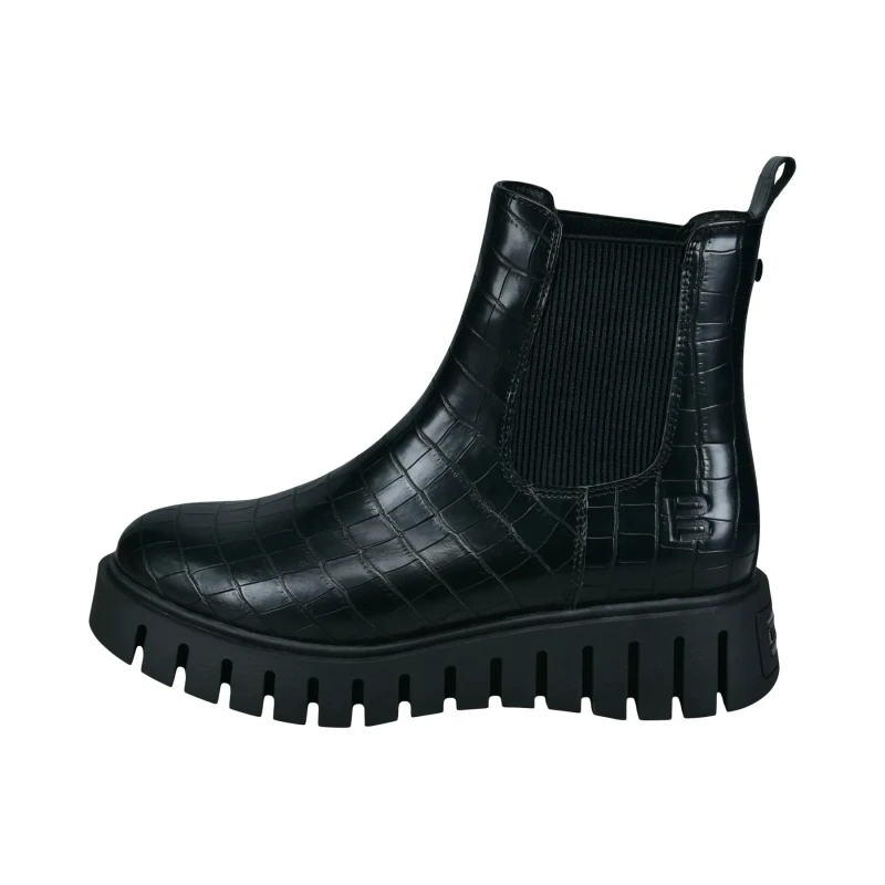Image of TT.Bagatt Womens logo ankle boots TT.Bagatt Chelsea Noir Female 38